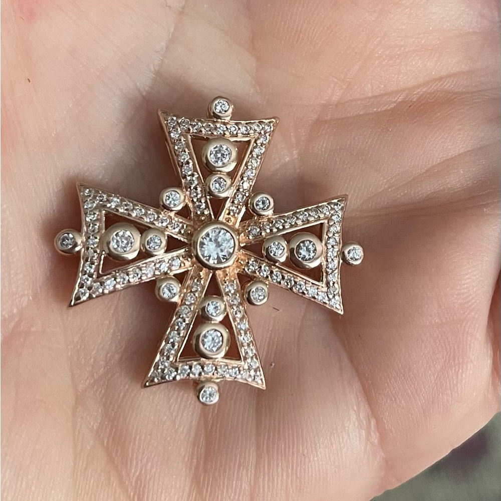 Sonia Bitton for Shop NBC (Shop HQ) Celtic Cross Pendant